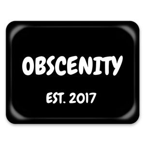 Obscenity Tray (Black)